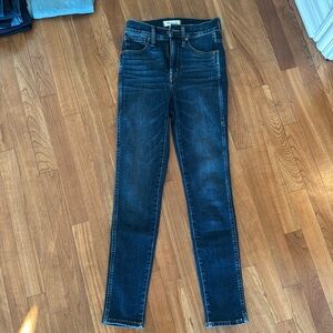 Madewell 10” high rise skinny denim